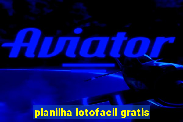 planilha lotofacil gratis